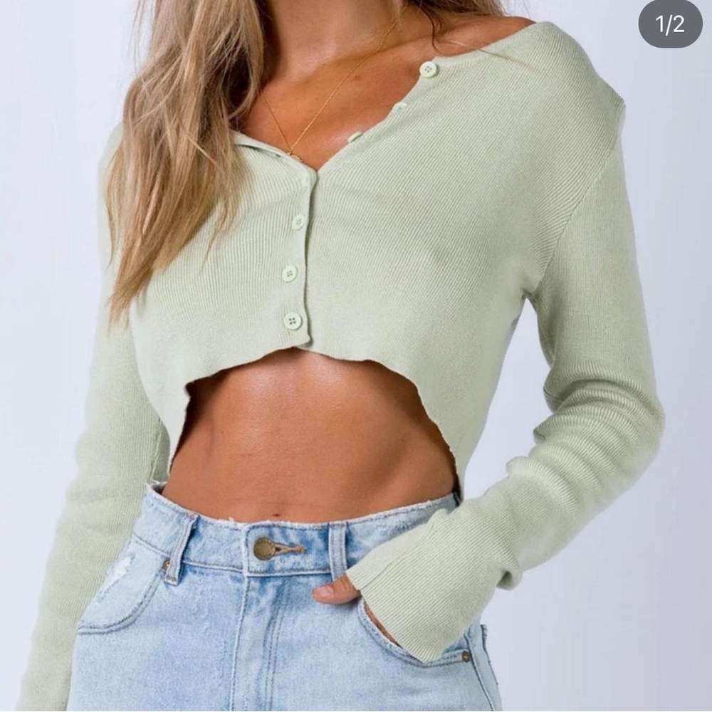 Princess Polly Cropped Cardigan